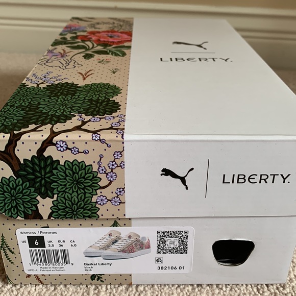 Elegant PumaXLiberty embroidered sneakers - Picture 2 of 2